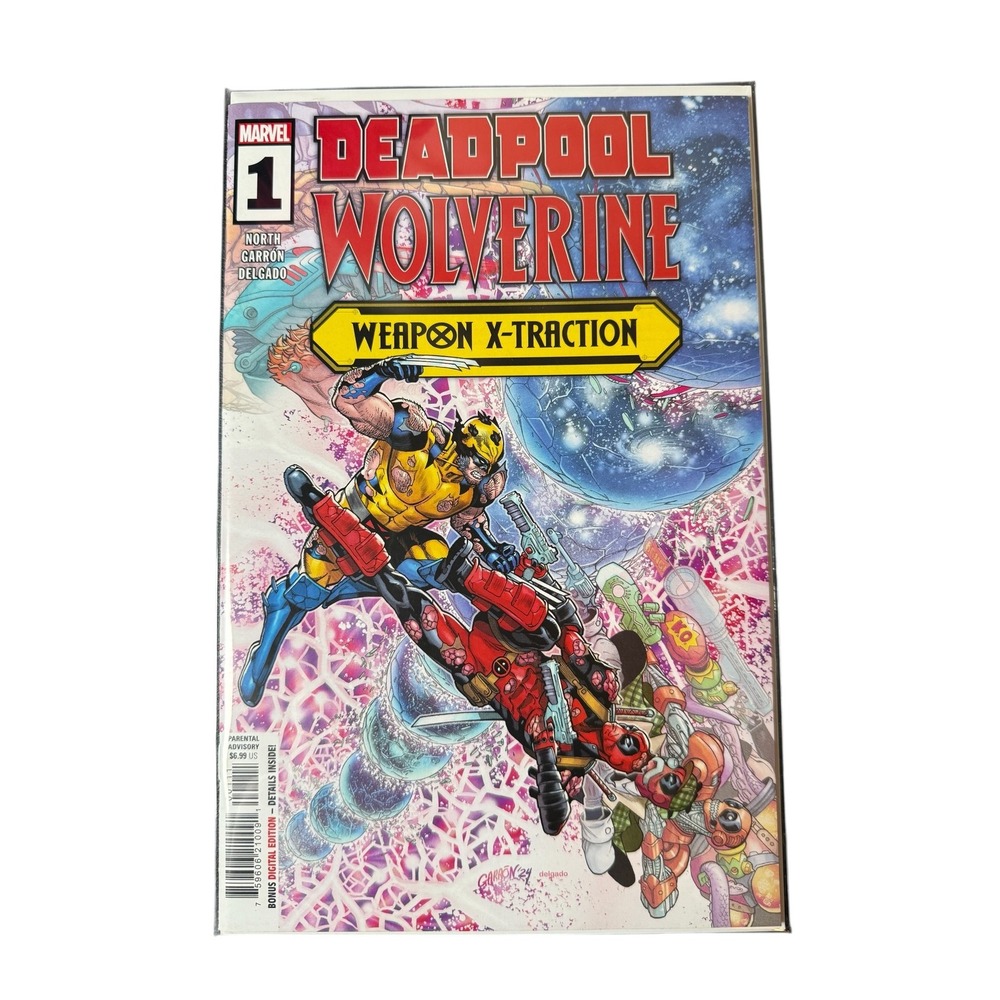 Deadpool Wolverine Weapon X-Traction 1 Marvel‎ Comics 2024 Garron North Comic